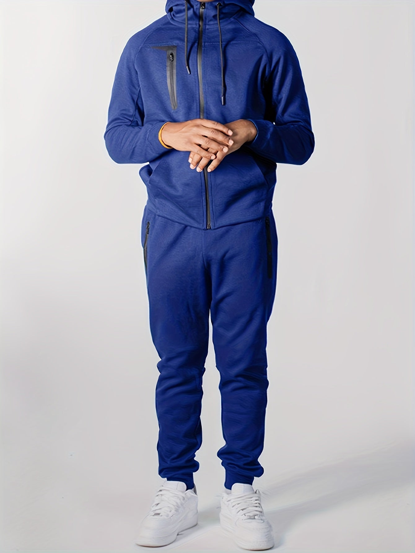 Lange Mouw Hoodie Casual Stretch voor Herfst en Lente