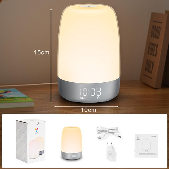 Wake-up Light met Natuurgeluiden en Zonsopgangsimulatie