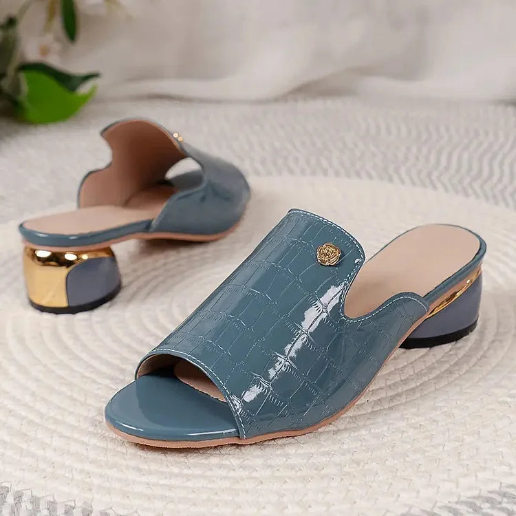 Luxurica Elegante Chunky Heel Sandalen