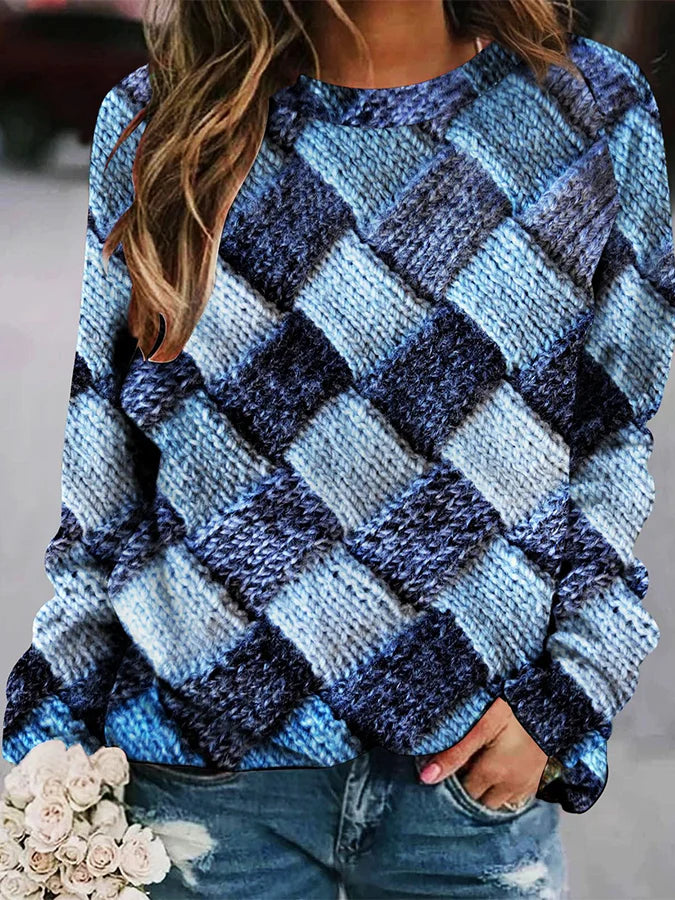 Kleurrijk Sweatshirt met Leuke Print