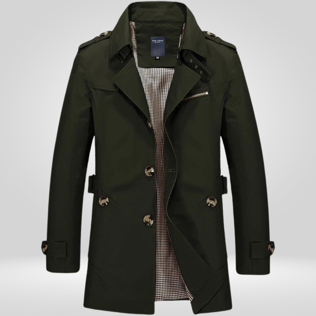 Heren Trenchcoat Waterdicht en Winddicht voor Heren