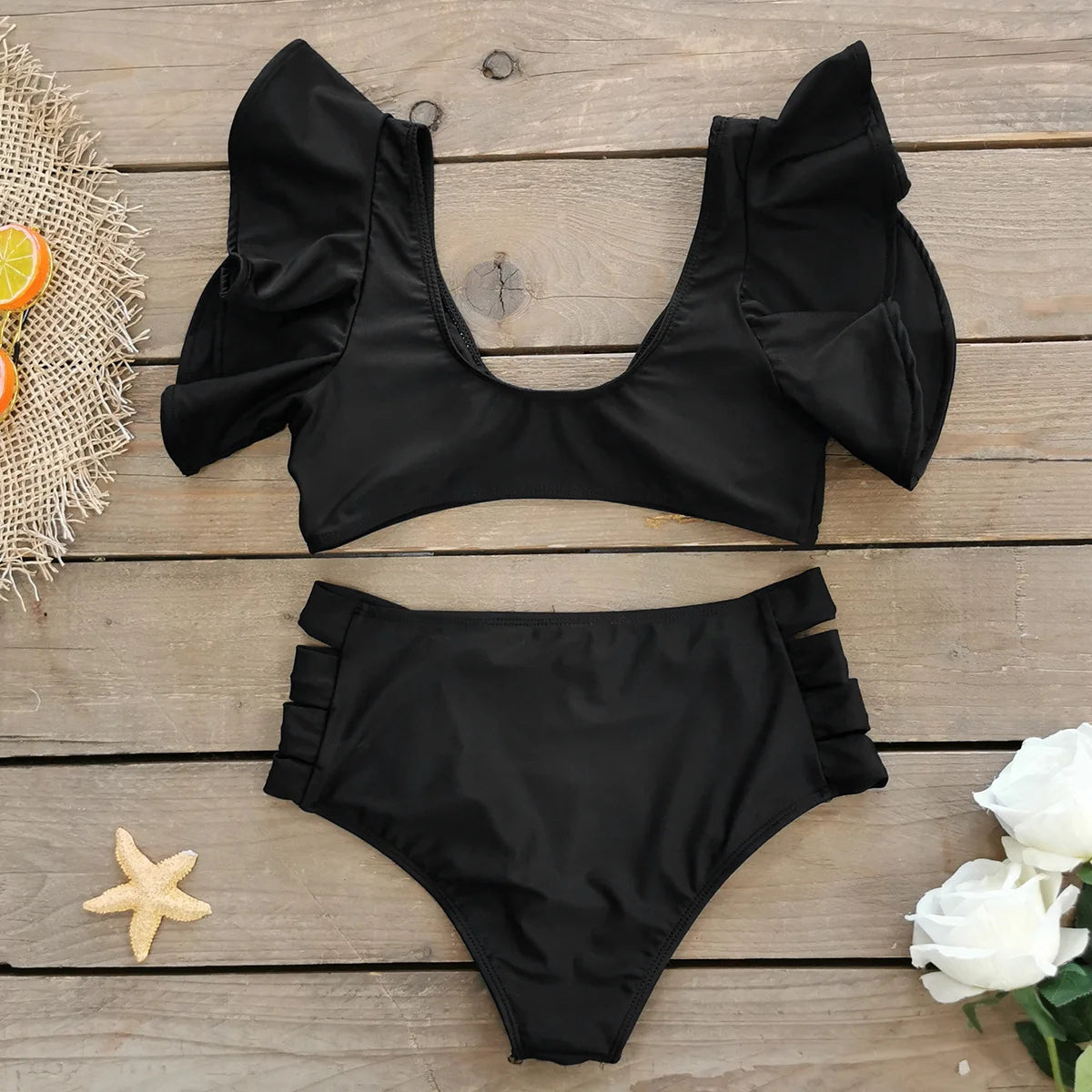 Tropische Bikini Eline Mode Kleurrijk Zomerbadpak