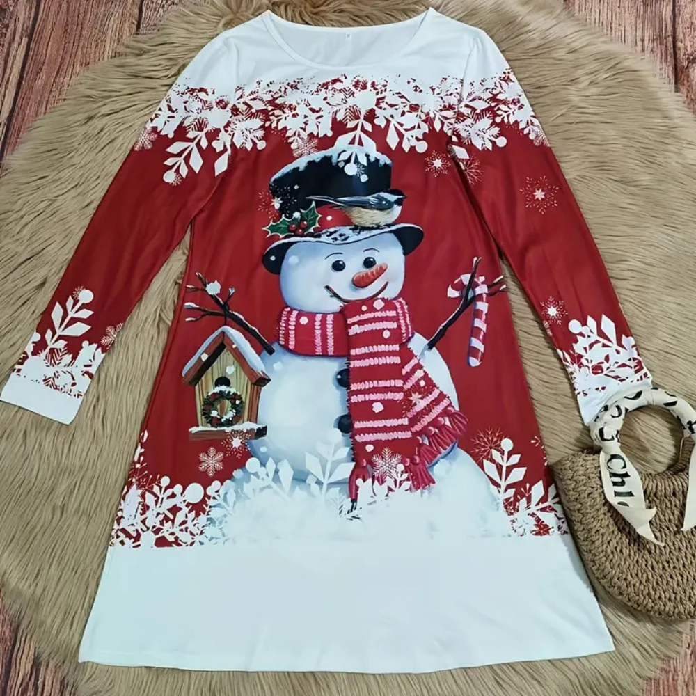 Kerstjurk Dames Rood Feestelijke Kerstoutfit