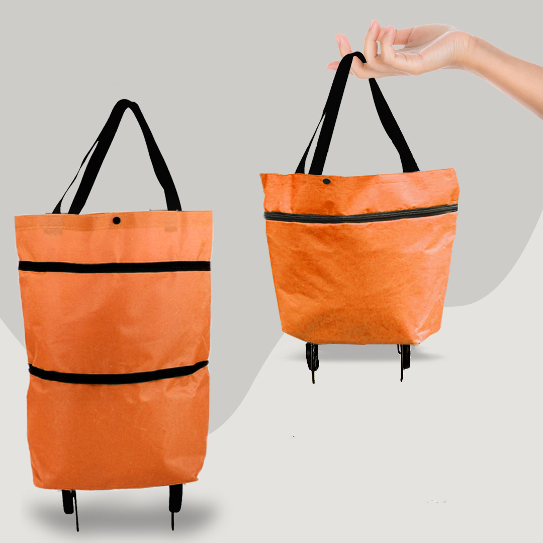 Inklapbare Boodschappentas met Wielen 2-in-1 Handy Shopper