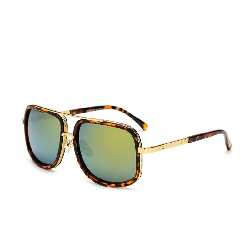 Retro Zonnebril Heren Modieus Sander Stijl