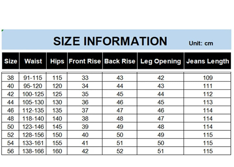 Oversized Jeans voor Mannen Losse Fit Spijkerbroek
