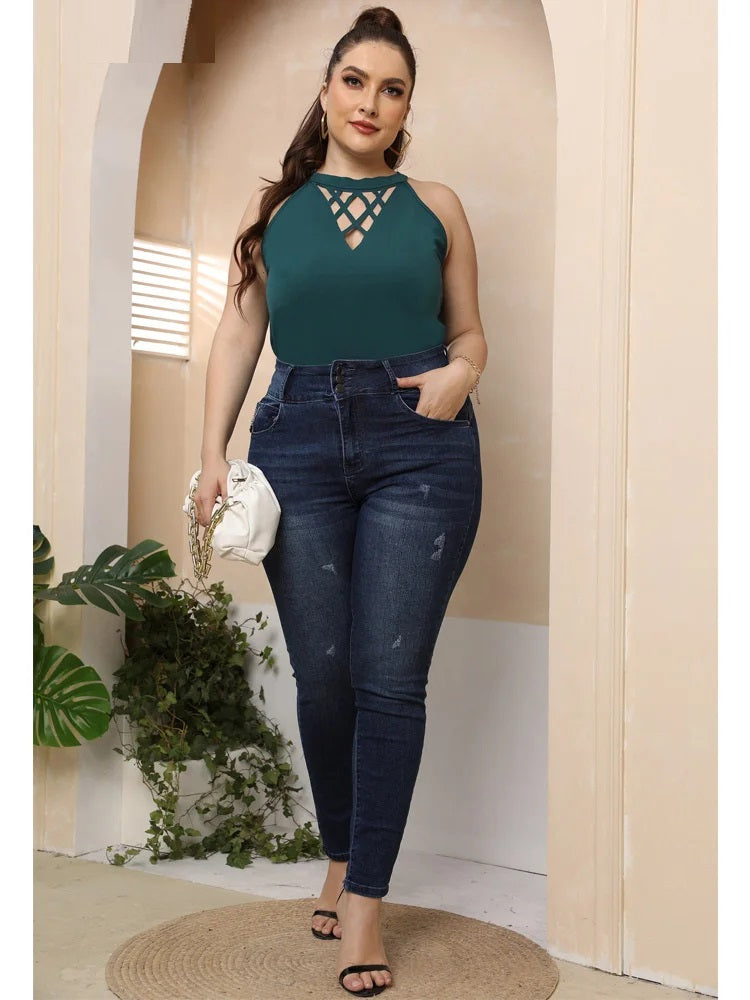 Plus-Size Top voor Vrouwen Stijlvol en Casual