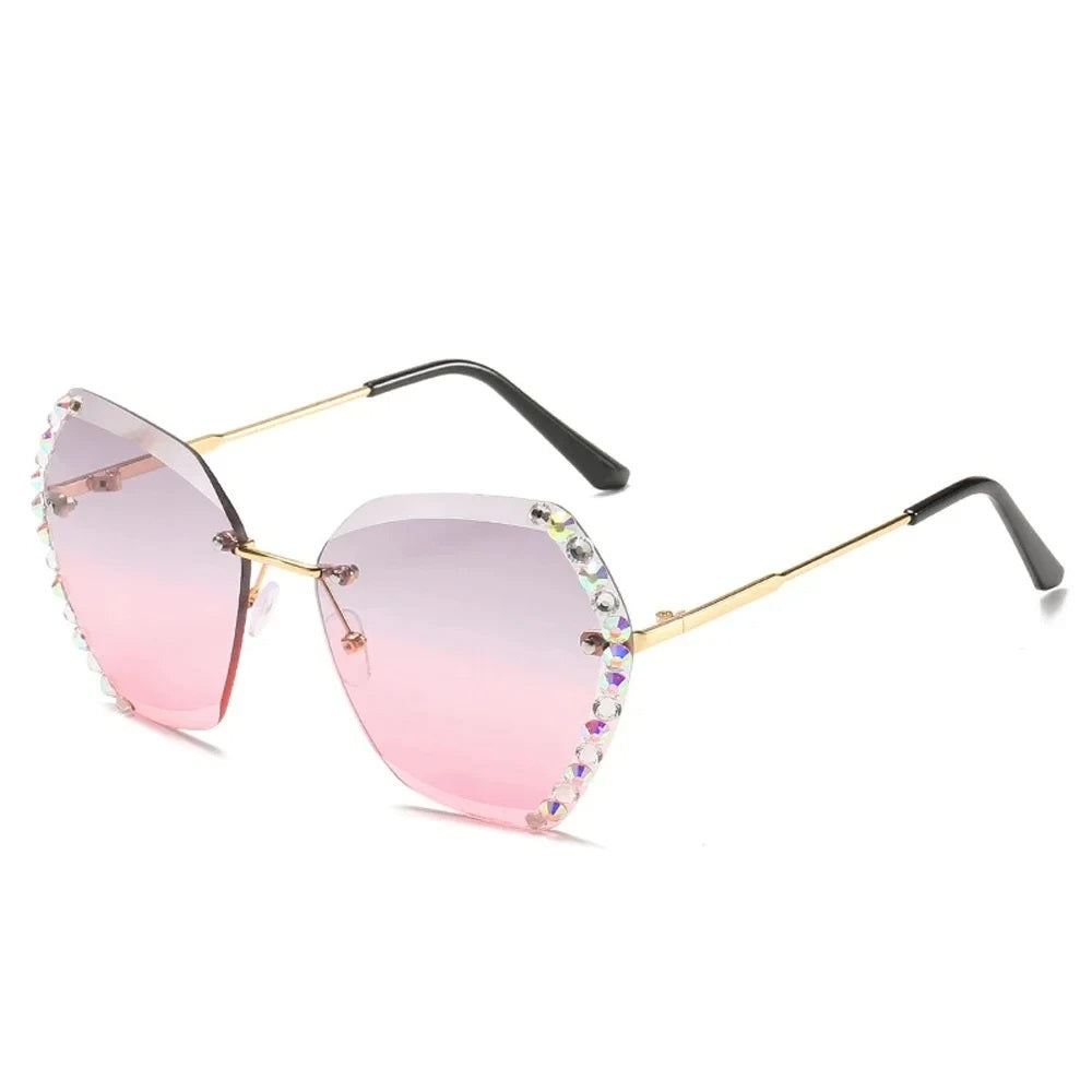 Oversized Zonnebril Luxe Design voor Dames