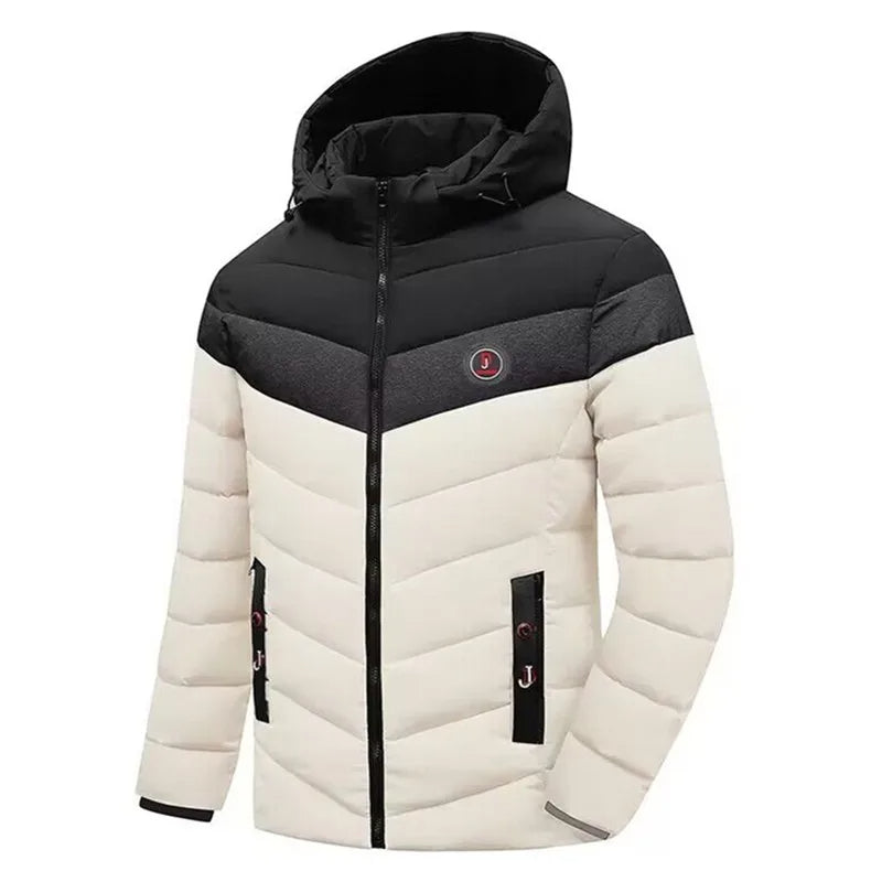 Waterdichte Parka met Capuchon Warm en Comfortabel