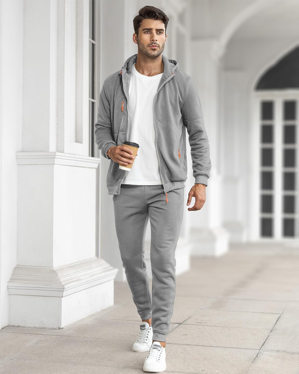 Heren Trainingspak Comfortabel Sport Broek en Jacket