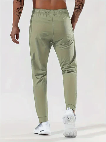 Comfortabele Heren Sportbroek met Stretch & Ritsen