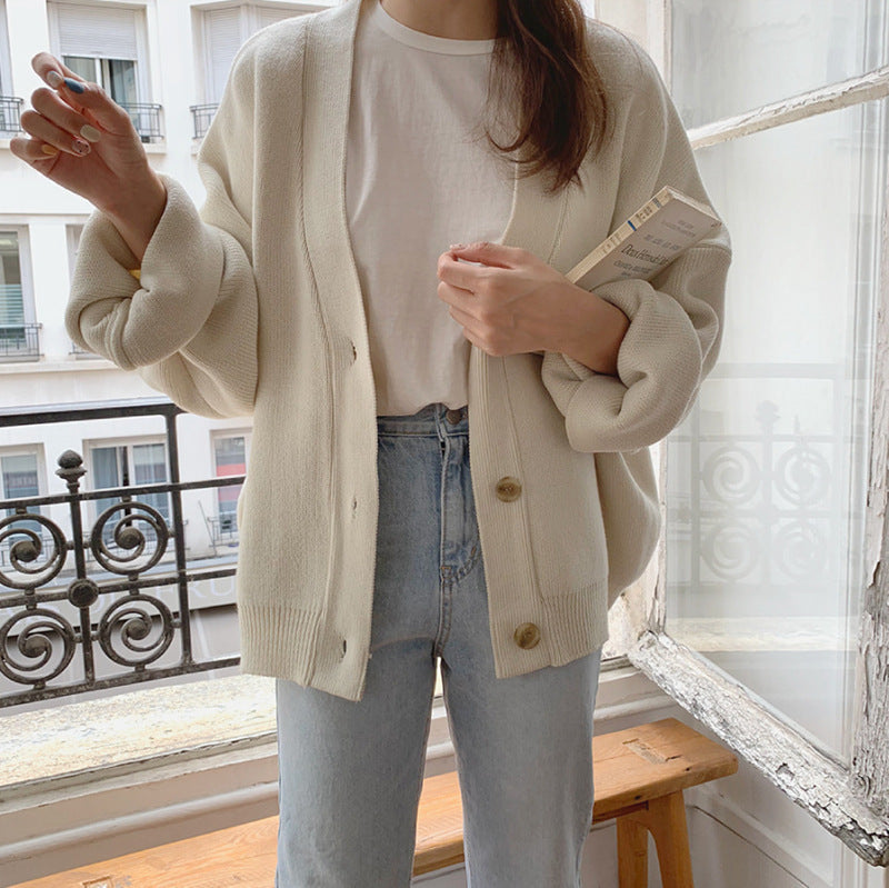 Dames Gebreide Vest Koreaanse Stijl Met Knopen Zacht