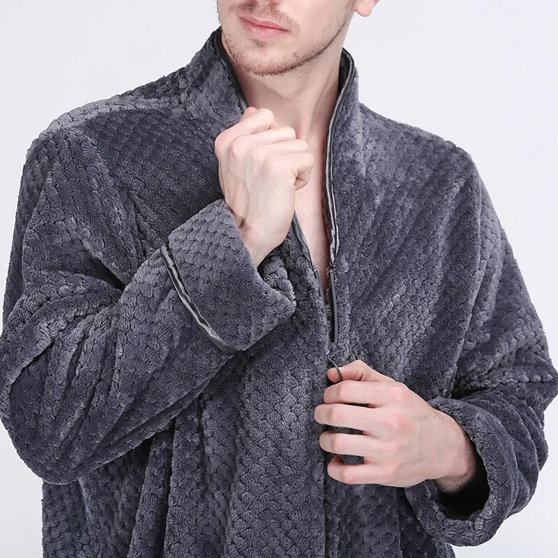 Luxe Fleece Badjas Zacht en Warm voor Dames en Heren