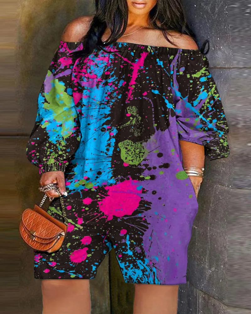 Plus Size Jumpsuit Trendy Zomerkleding Speelse Stijl