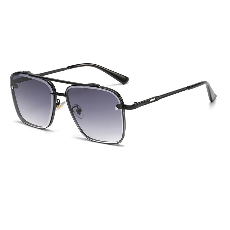 Stijlvolle Zonnebril voor Mannen Zwart Met Stoere Look