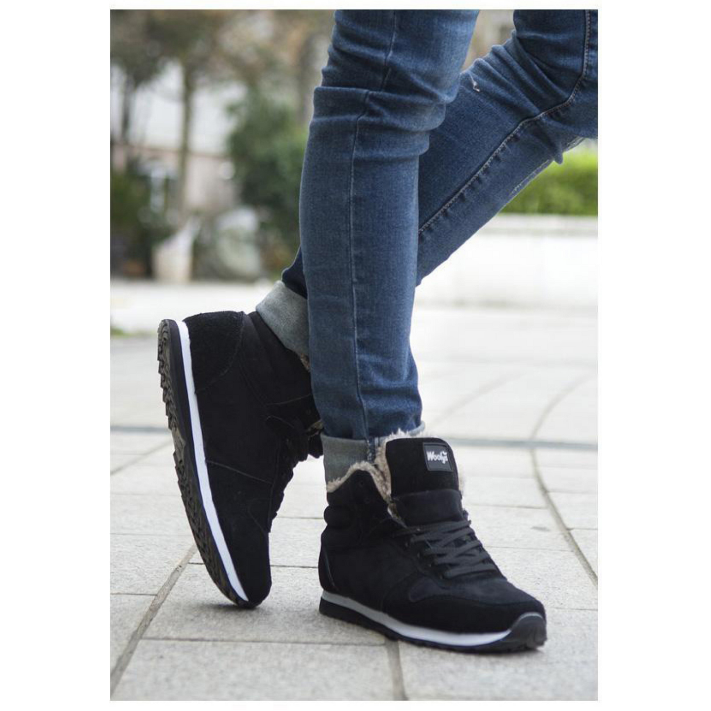 Warme Sneakerboots voor Heren Waterproof Sportief Design