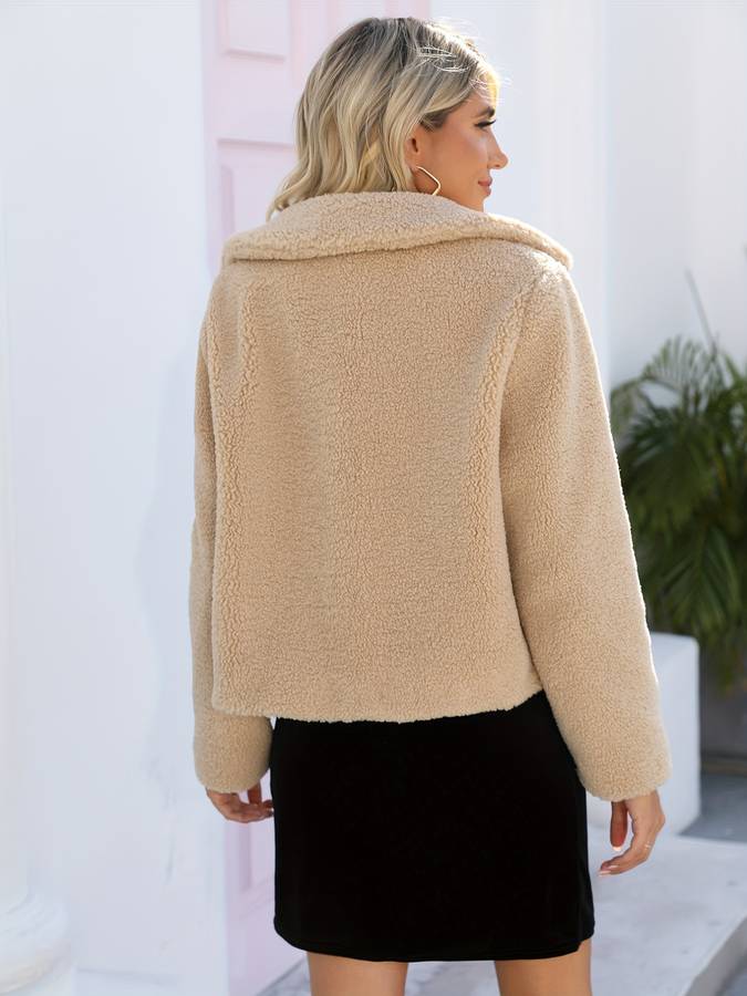 Teddy Jas Comfortabel Zacht Warme Winterjas