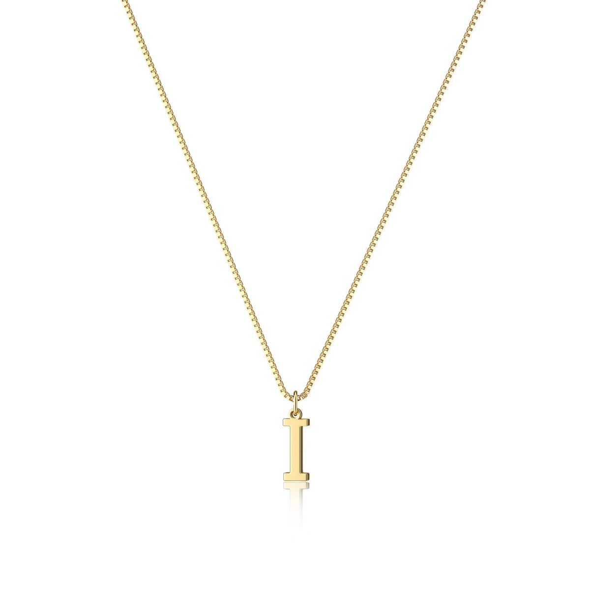 Gouden Ketting met Initialen Letter Lanette voor Dames