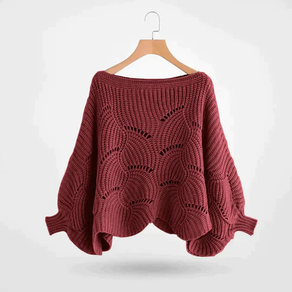 Gebreide Batwing Trui Zacht en Warm voor Vrouw