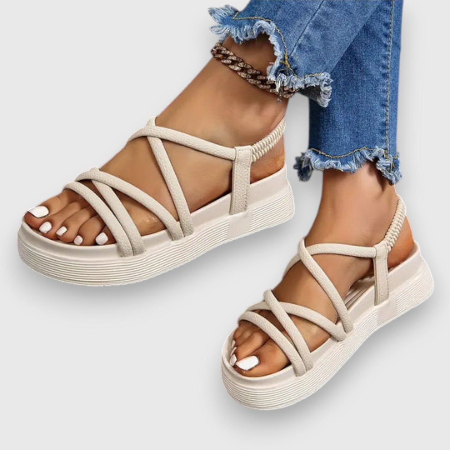 Dames Sandalen Met Bandjes Elegant