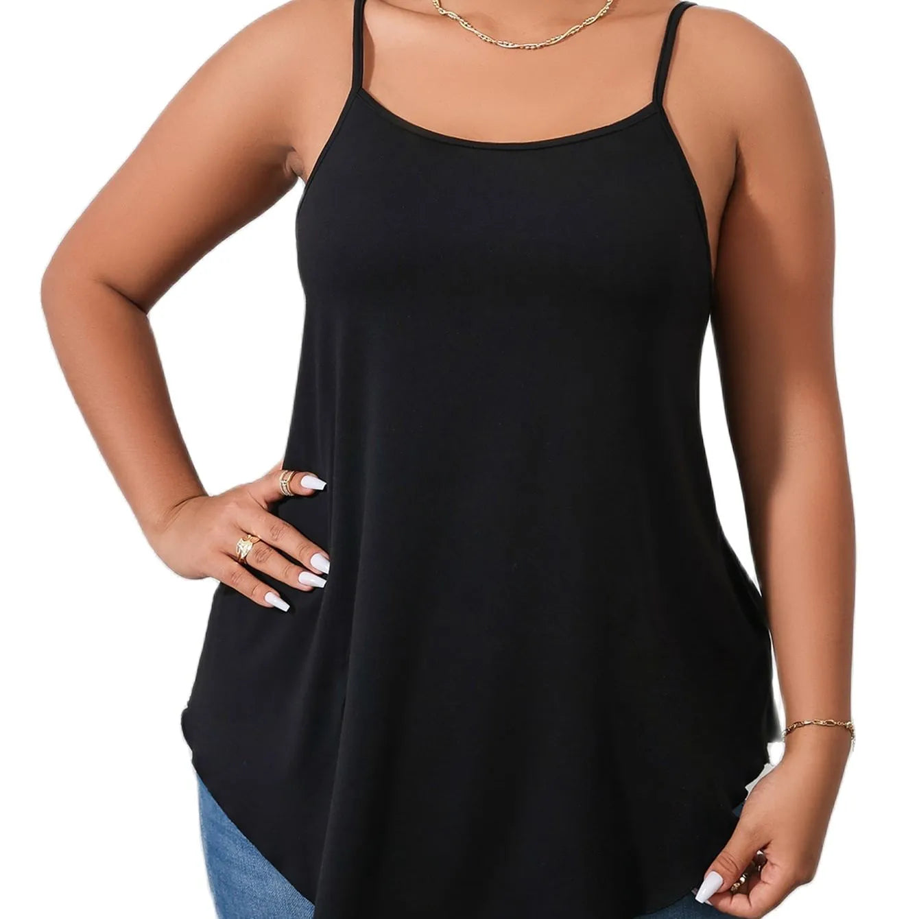 Plus-Size Top Zonder Mouwen Trendy Kleding voor Vrouwen