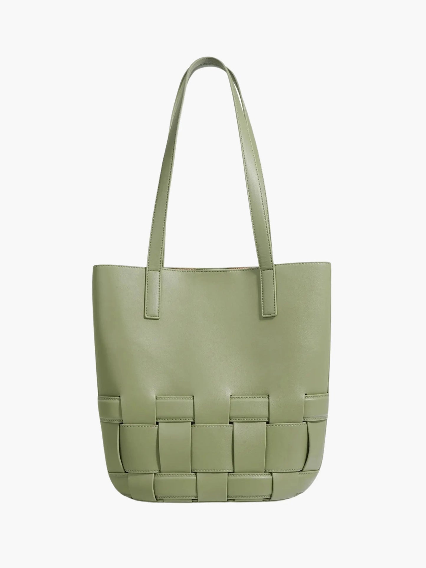 Leren Tas Gevlochten Design voor Dames
