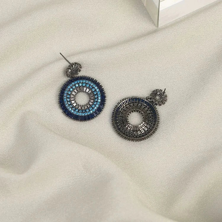 Oorbellen Boze Oog Zilveren Bescherming Layla