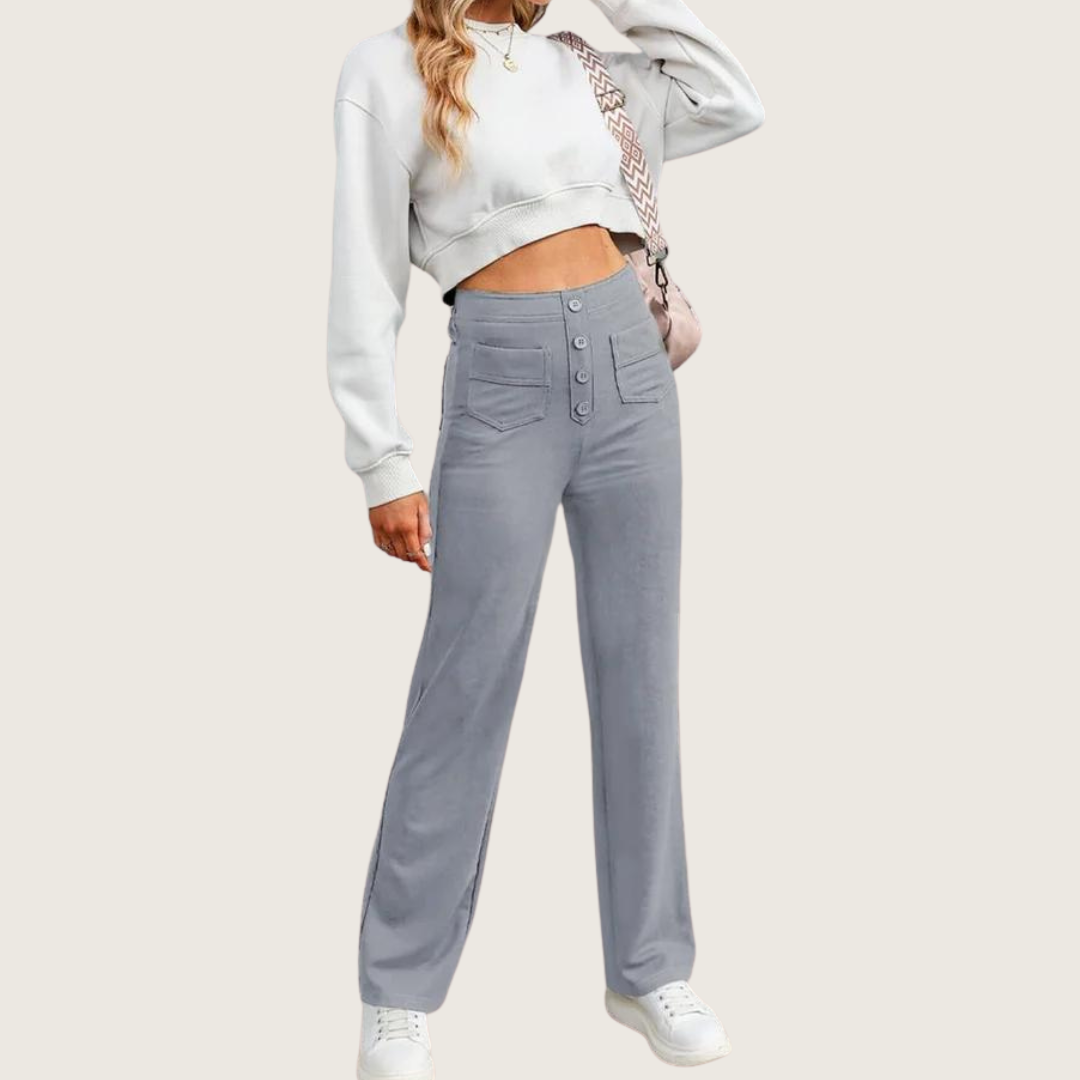 FlexiFit Casual High Waist Stretch Broek voor Dames