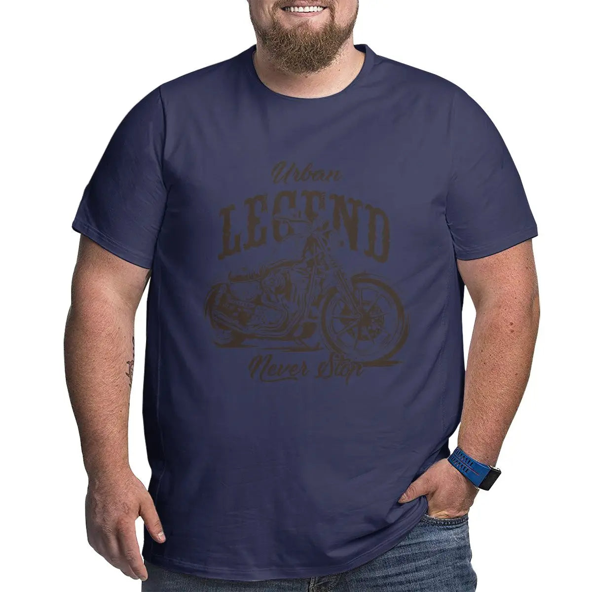 Plus Size T-Shirt Inspirerend Met Leuke Vibes