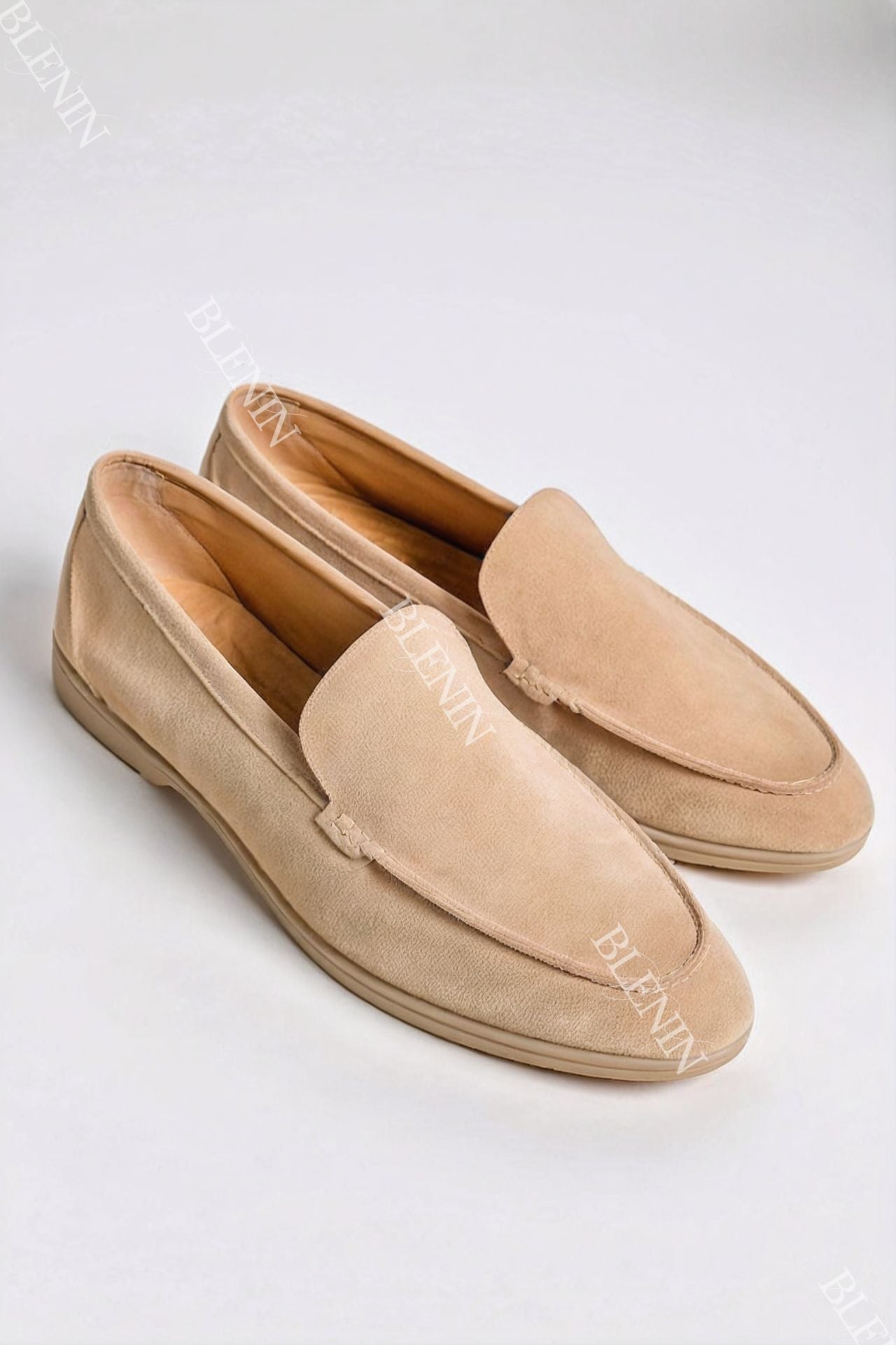 Beige Loafers voor Mannen Stijlvol en Comfortabel