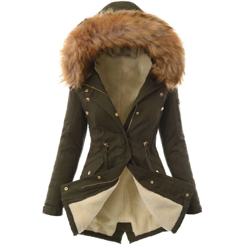 Dames Parka Winterjas met Capuchon