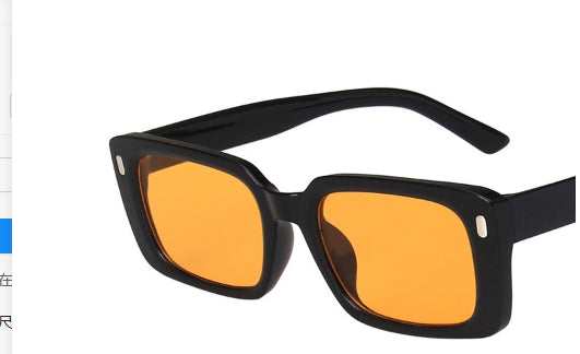 Vrouwelijke Zonnebril Retro Vierkant Trendy Design