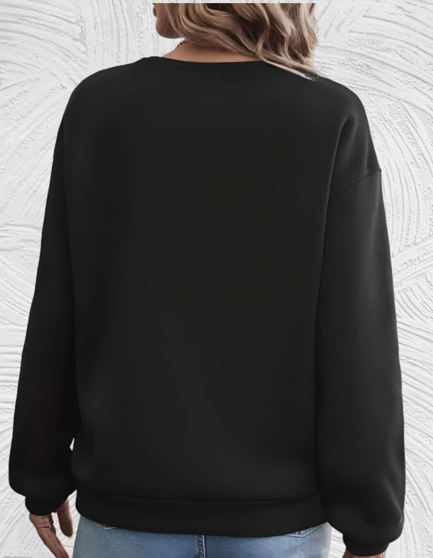 Dames Oversized Sweater Ronde Hals Zacht en Warm
