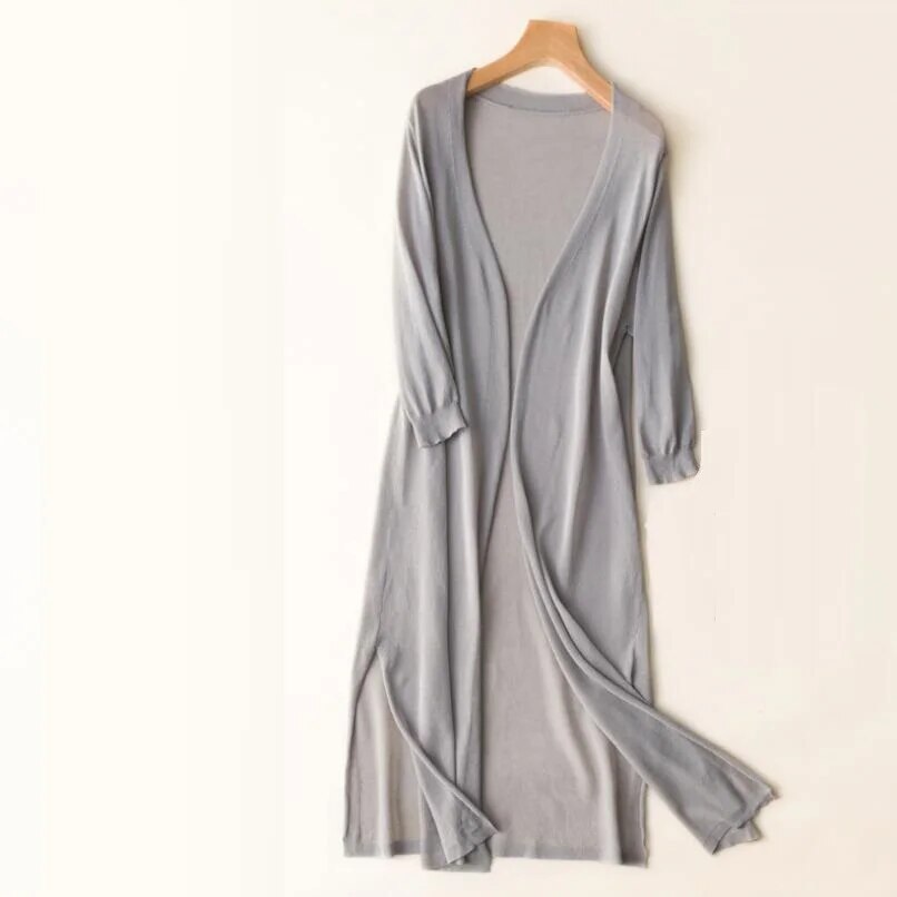 Alyssa | Lang Gebreid Vest – Stijlvol, Comfortabel & Perfect voor Koude Dagen 7