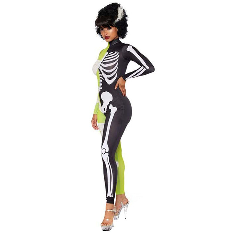 Annalisa | Halloween jurk half mummie en half skeleton