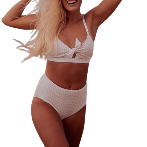 Arianna | Set bikini sterk bedekt met knoop