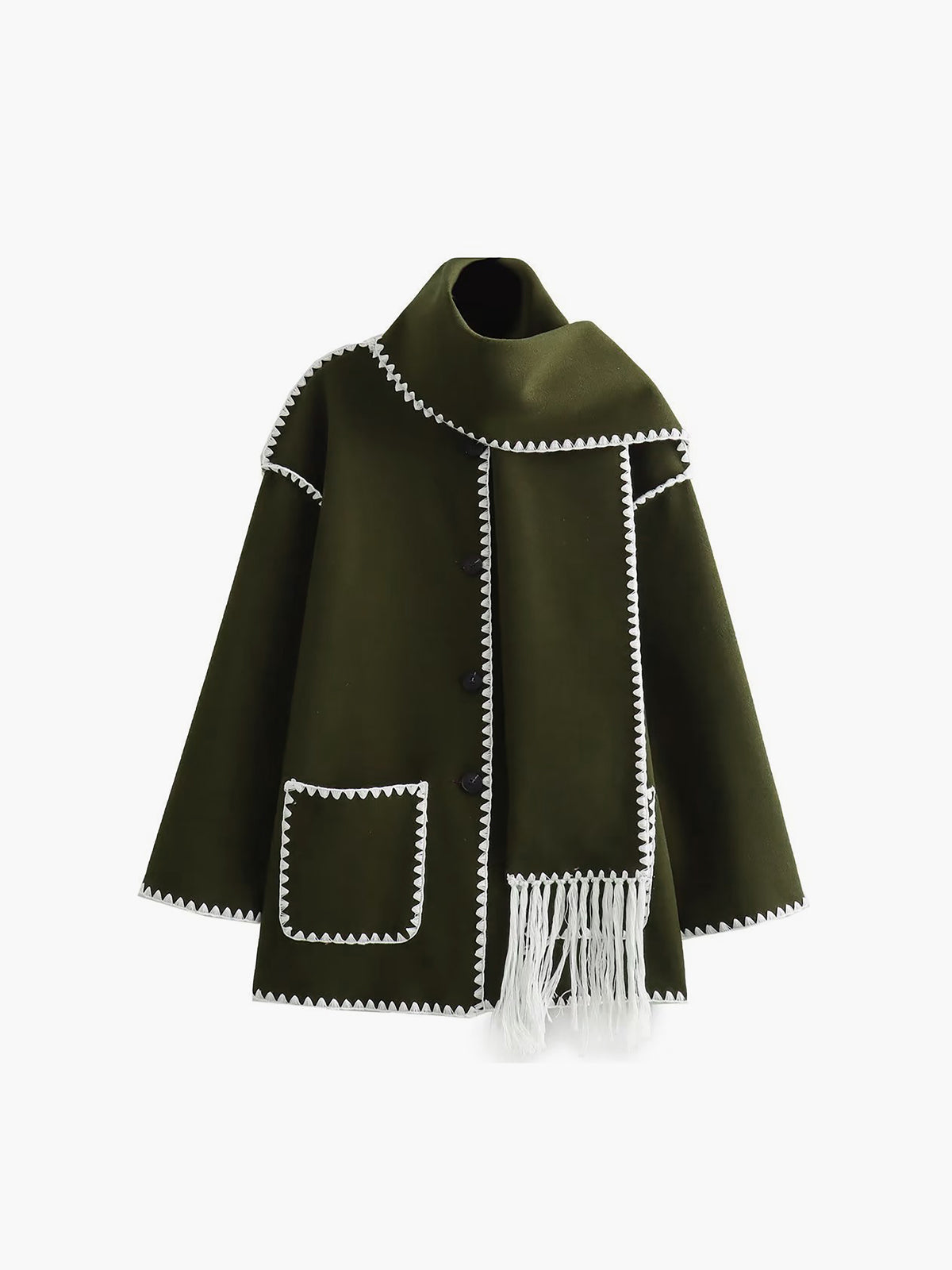 Amella | Maglione elegante con sciarpa abbinata