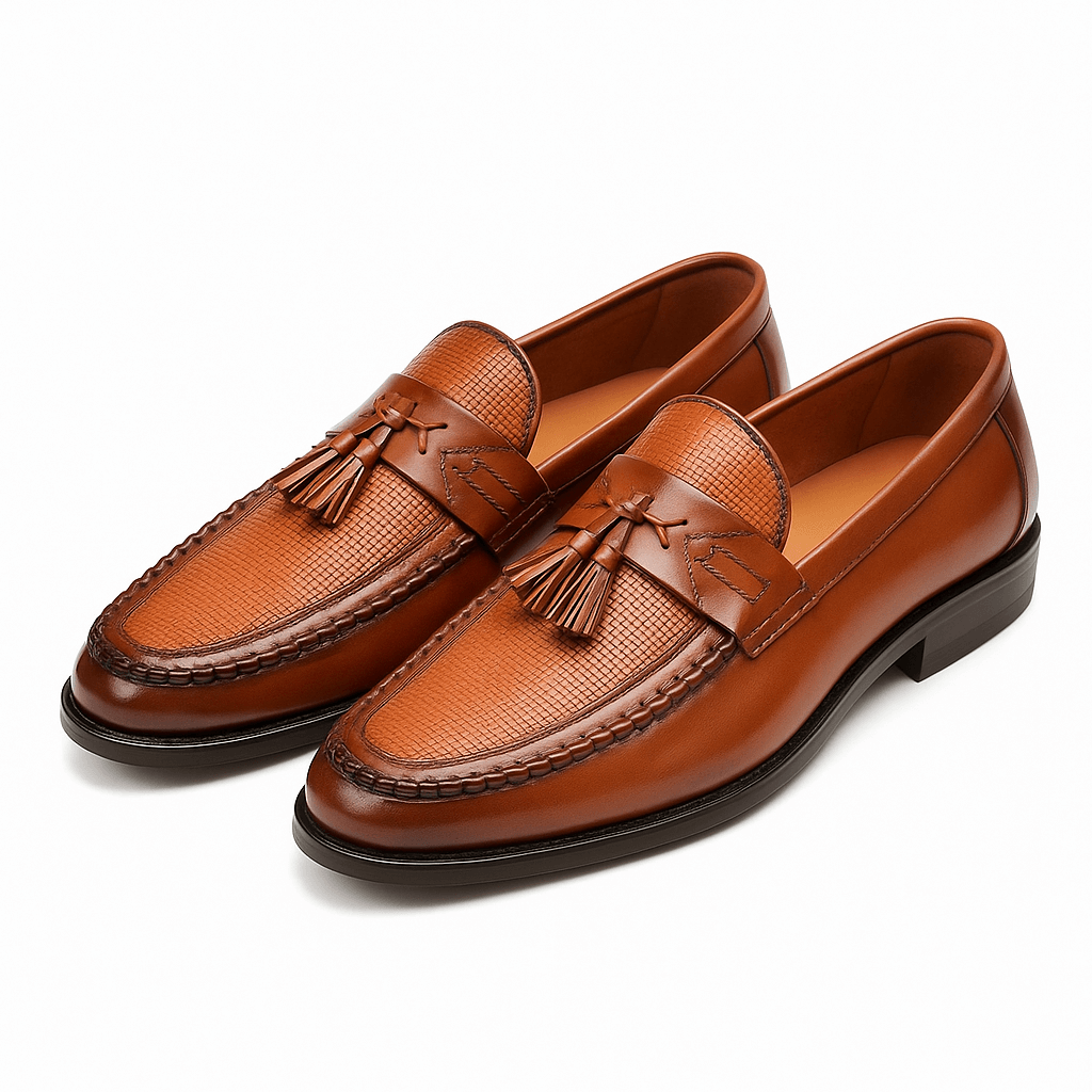 BerlinGlamour | Crestford loafer met geweven kwastje 3