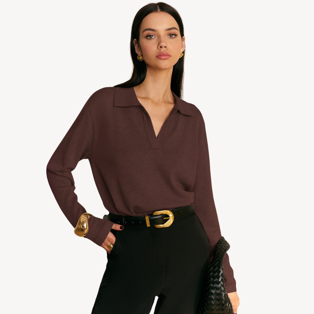 BerlinGlamour | Dames V-hals polotrui 7