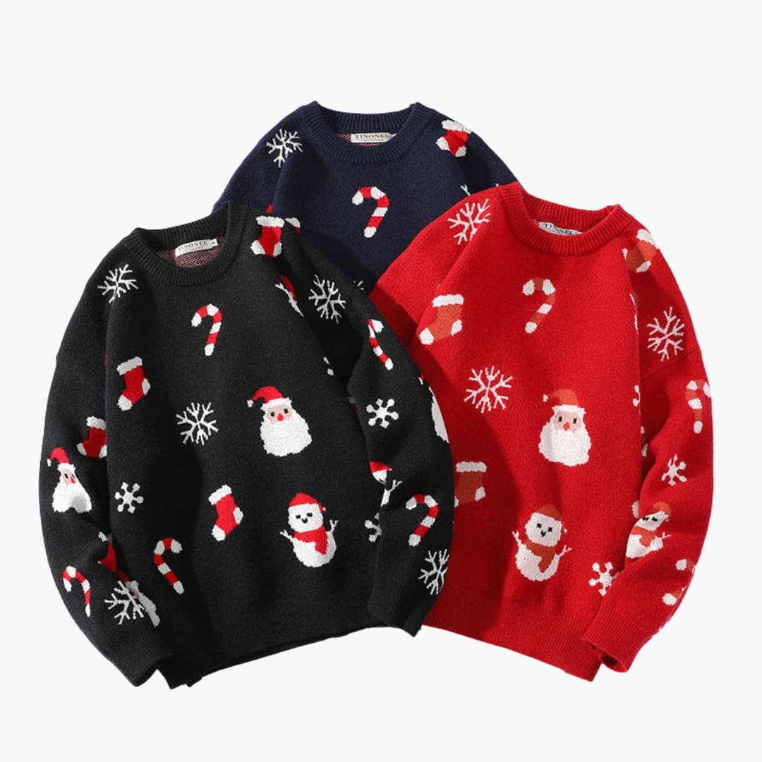 BerlinGlamour | Dames kersttrui met rendiermotief 4