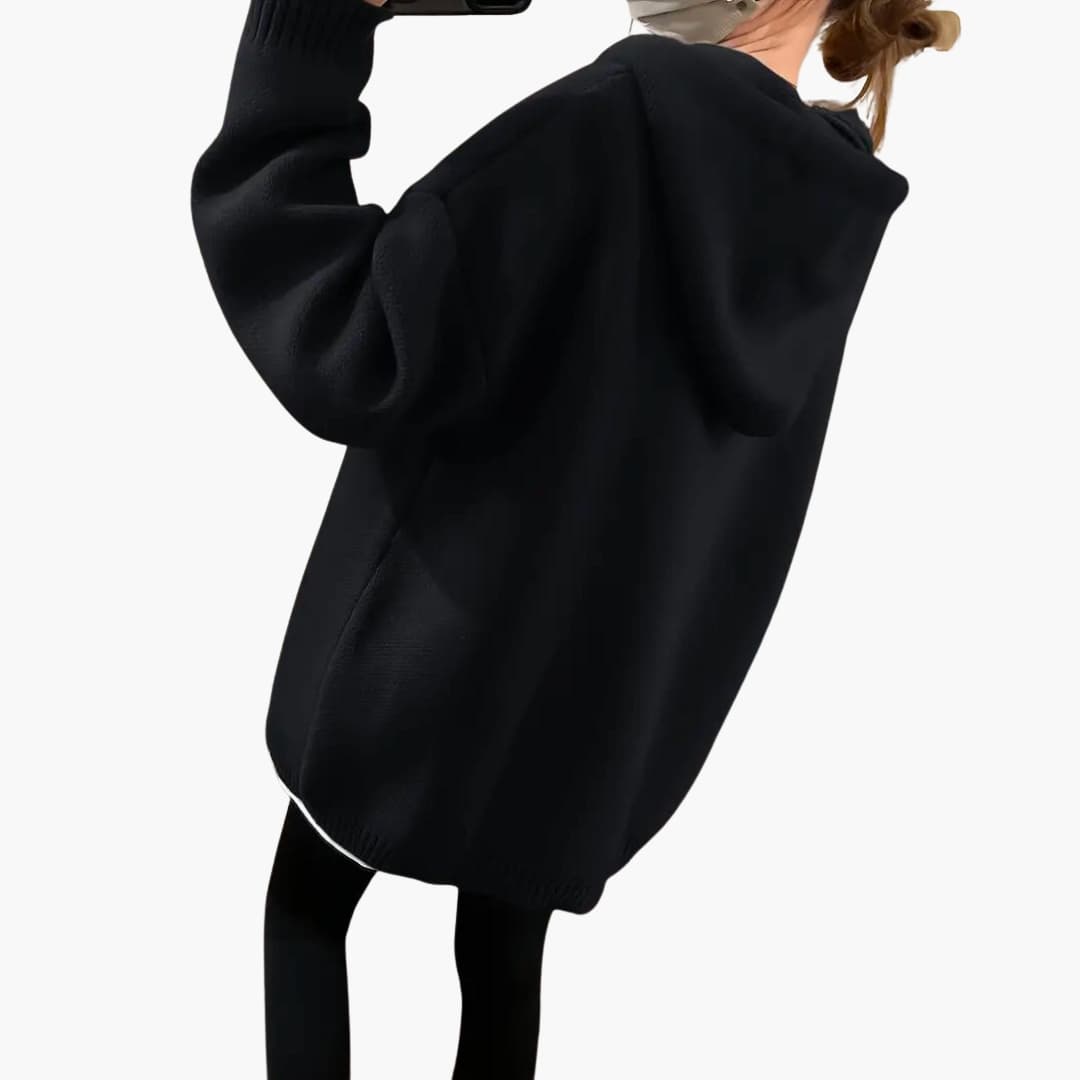 BerlinGlamour | Dameshoodie met smileyprint 2