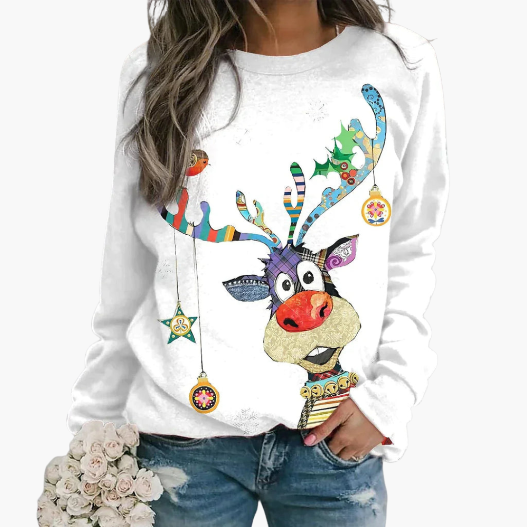 BerlinGlamour | Damestrui met ronde hals en geribbeld oppervlak 6