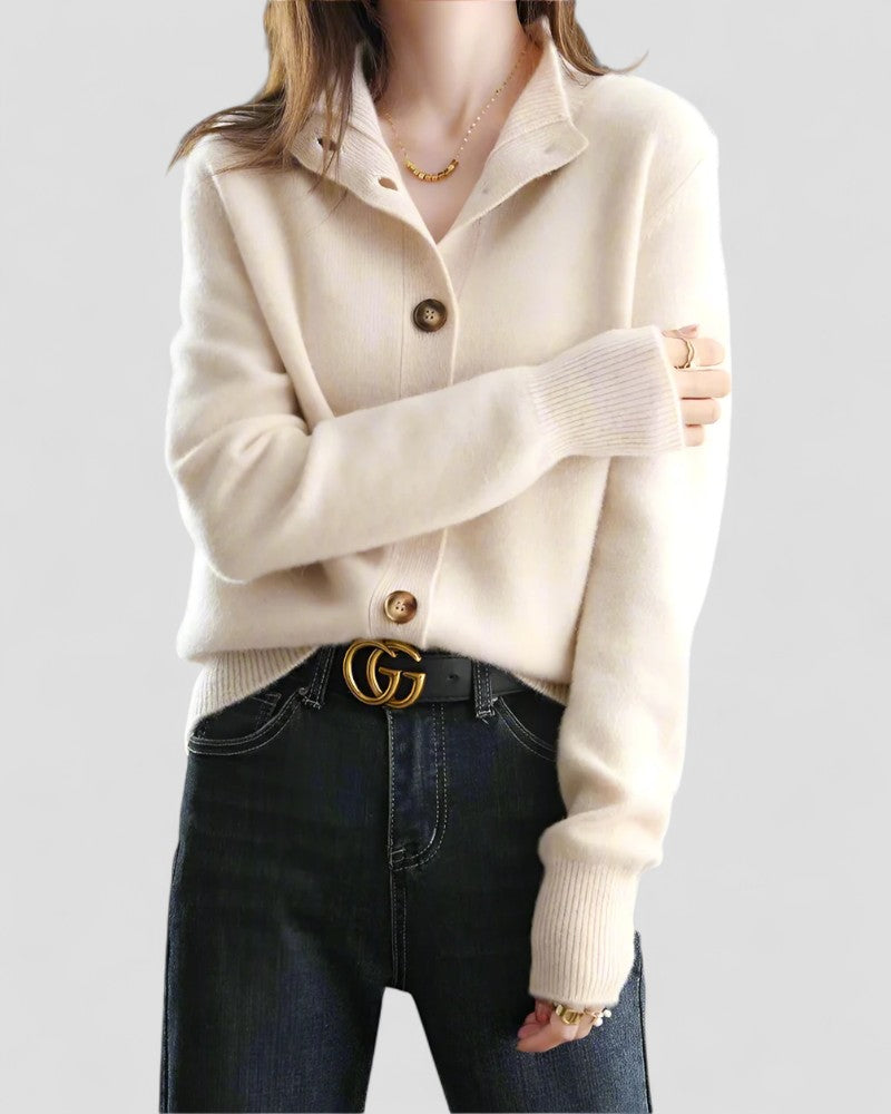 BerlinGlamour | Damesvest met knoopsluiting 3