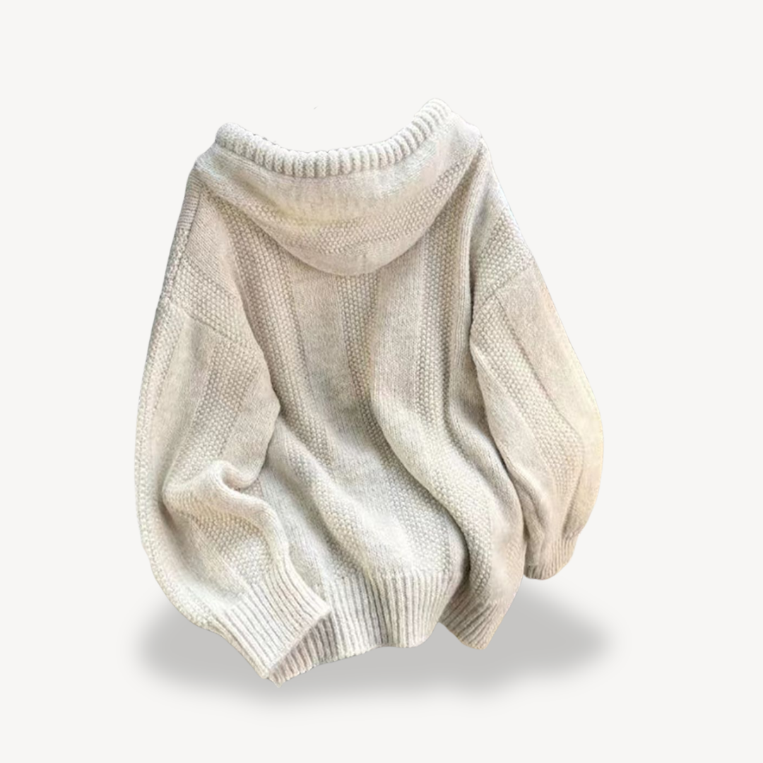 BerlinGlamour | Gebreide hoodie voor dames 3