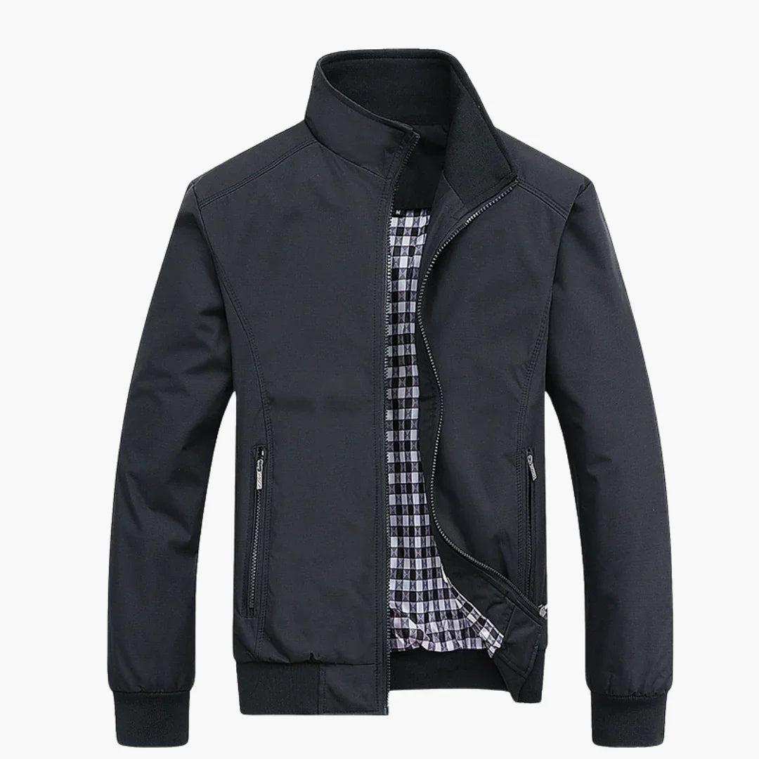BerlinGlamour | Heren Slim Fit Bomberjack met Volledige Ritssluiting 14