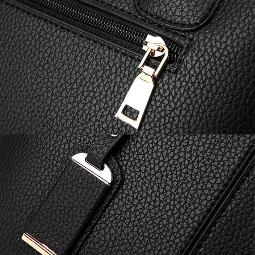 BerlinGlamour | Ingetogen luxe leren handtas voor dames in designerstijl 7