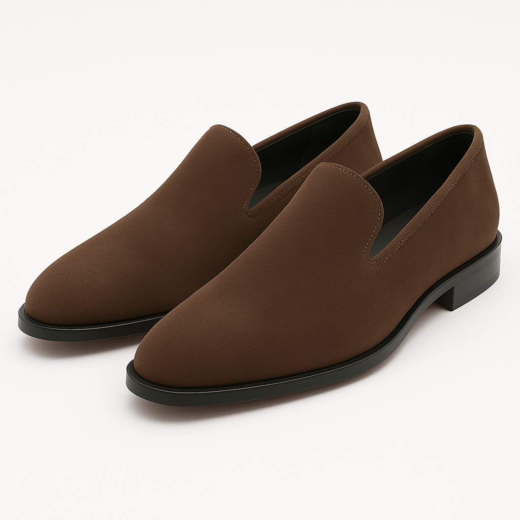 BerlinGlamour | Moderne klassieke suède loafers 3