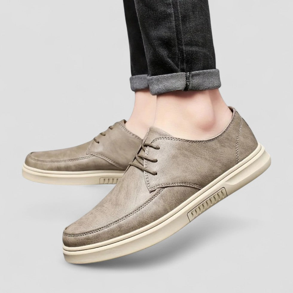 BerlinGlamour | Orthopedische leren veterschoenen voor heren in zakelijke stijl 5