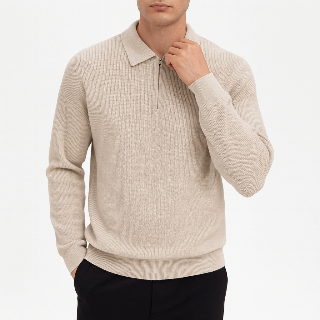 BerlinGlamour | Pullover met halve rits 2
