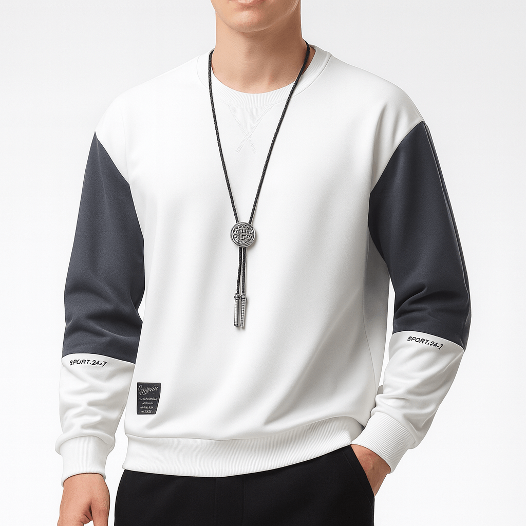BerlinGlamour | Tweekleurige raglan sweater 2